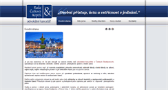 Desktop Screenshot of advokatibudejovice.cz