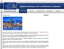 Tablet Screenshot of advokatibudejovice.cz